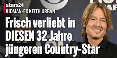 Kidman-Ex Keith Urban: Frisch verliebt in DIESEN 32 Jahre jüngeren Country-Star