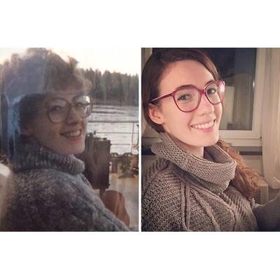 So ähnlich sehen sich Eltern und ihre Kinder! 