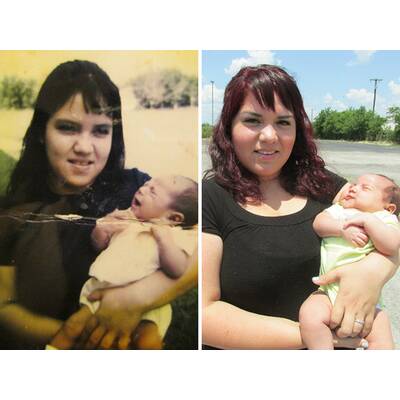 So ähnlich sehen sich Eltern und ihre Kinder! 