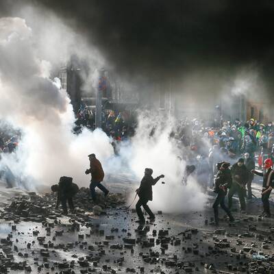 Gewalt in Kiew eskaliert