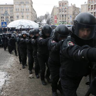 Zusammenstöße in Kiew