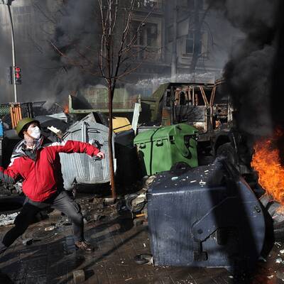 Gewalt in Kiew eskaliert