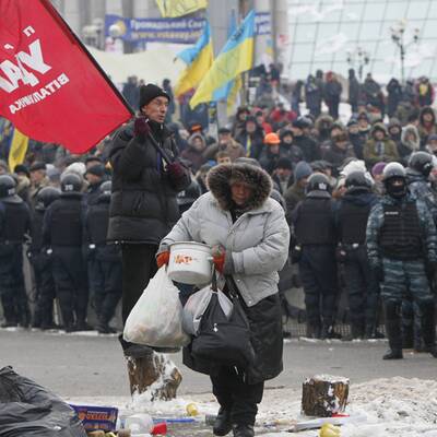 Zusammenstöße in Kiew