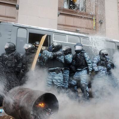 Zusammenstöße in Kiew