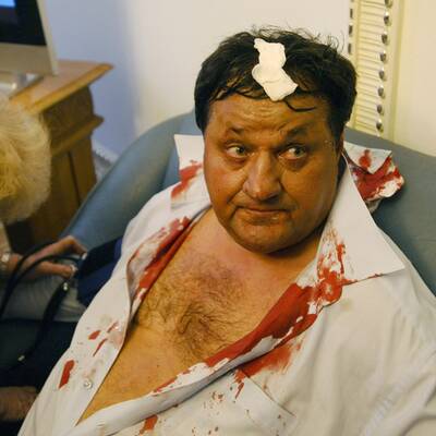 Massenschlägerei im Parlament