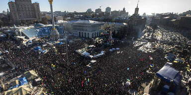 Wieder Massendemos gegen Janukowitsch