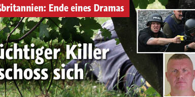 Flüchtiger Killer erschoss sich