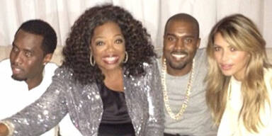 Kim Kardashian, Oprah, Kanye West, P. Diddy