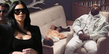 Kanye West, North West, Kim Kardashian