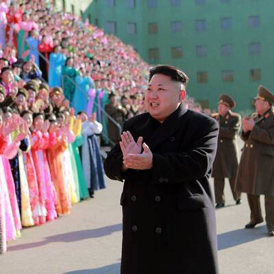 Kim Jong-un zeigt sich mit seiner Frau