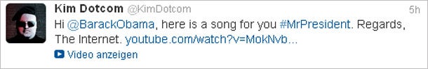 Das ist Kim Dotcoms erster Song - mit Video