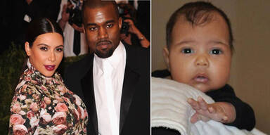 Kim Kardashian, Kanye West, North West