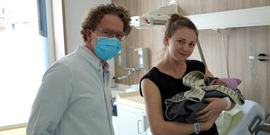 Doppelte Neujahrsbabys: Zwei "Punktlandungen" um 0.00 Uhr