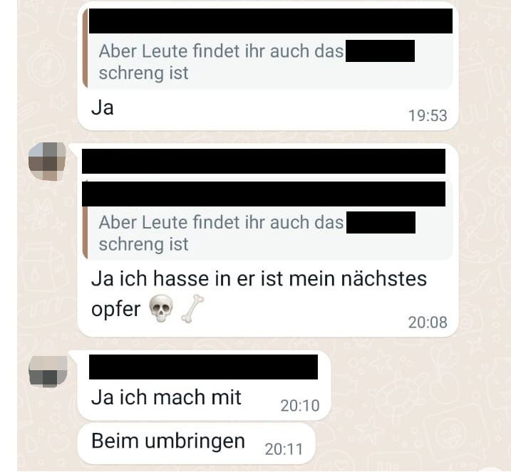 Volksschul-Mädchen drohten, Sportlehrer zu töten