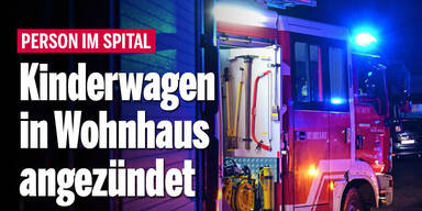 Kinderwagen in Wiener Mehrparteienhaus angezündet