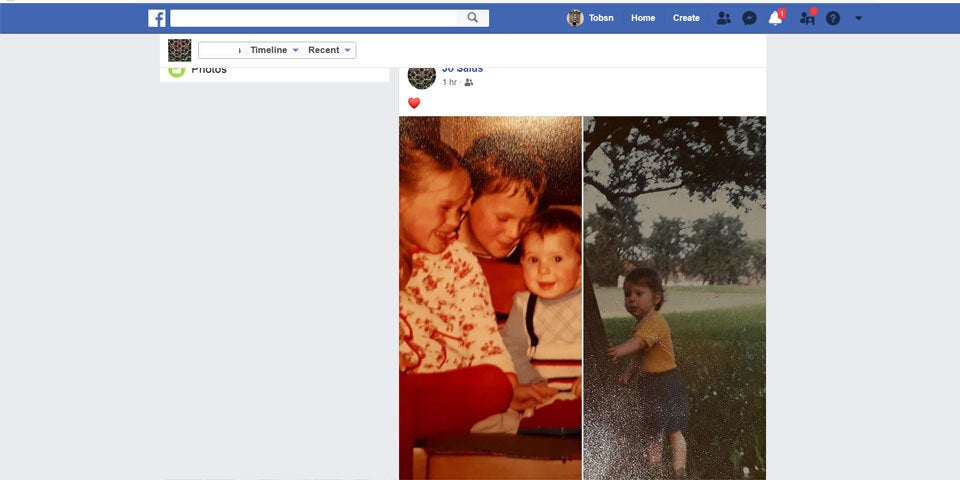 Kindheitsfoto-Challenge erobert Facebook im Sturm