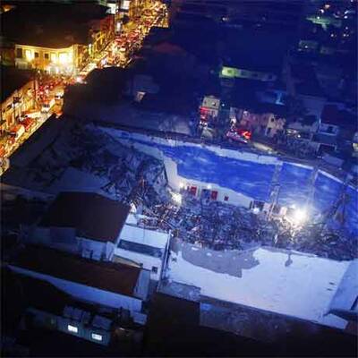 Kirche in Sao Paulo eingestürtzt