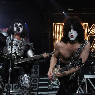 Kiss rockten in Wien