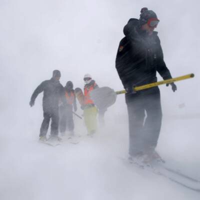 Kitzbühel versinkt im Schnee