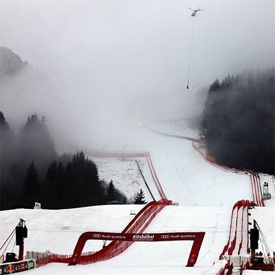 Trainingsabsage in Kitzbühel