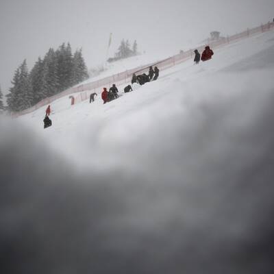 Kitzbühel versinkt im Schnee