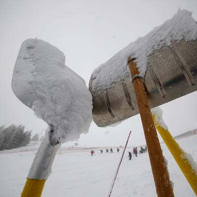 Kitzbühel versinkt im Schnee