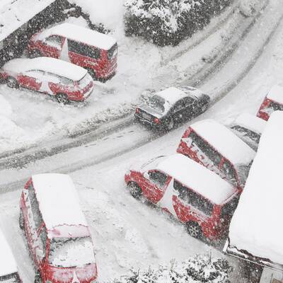 Kitzbühel versinkt im Schnee