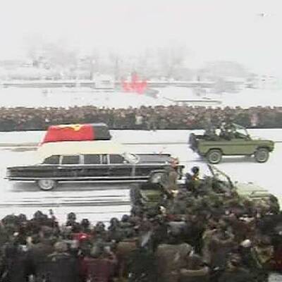 Beisetzungs-Zeremonie von Kim Jong-il in Pjöngjang