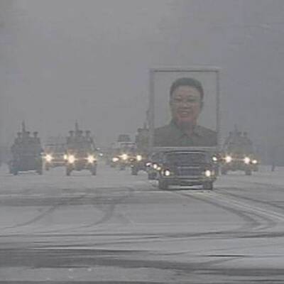 Beisetzungs-Zeremonie von Kim Jong-il in Pjöngjang