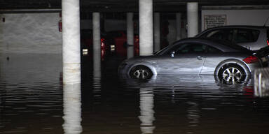Halb Klagenfurt unter Wasser