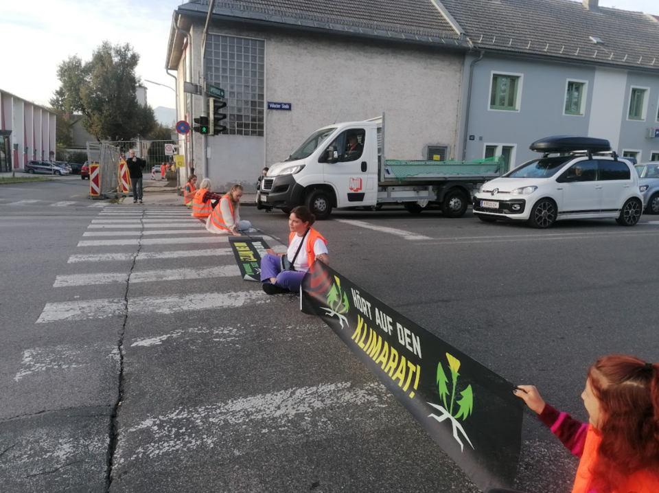 Klima-Protest in Klagenfurt