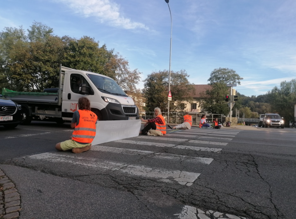 Klima-Protest in Klagenfurt