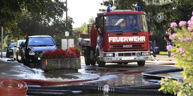 Halb Klagenfurt unter Wasser