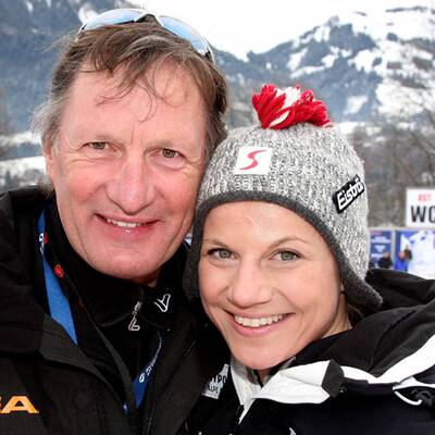 VIPs auf der Zuschauertribüne