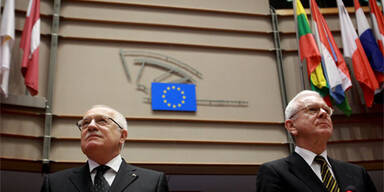 Klaus im EU-Parlament ausgebuht