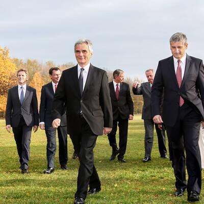 Vor der Tagung herrschte ausgelassene Stimmung