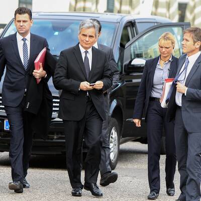 Vor der Tagung herrschte ausgelassene Stimmung