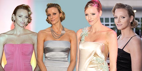 klein Schönste Look von Charlene Wittstock Fürst Albert Monaco Verlobung