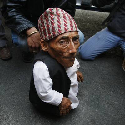 Das ist der kleinste Mensch der Welt