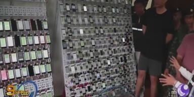 Klickfarm mit 400 iPhones & 347.000 SIM-Karten ausgehoben
