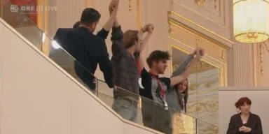 Eklat um Klima-Demonstranten im Parlament