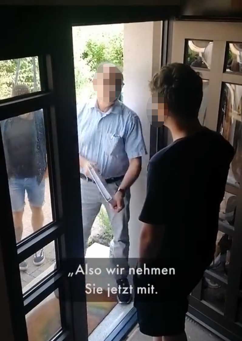 Polizei nimmt Klima-Kleber vor Aktion in Gewahrsam