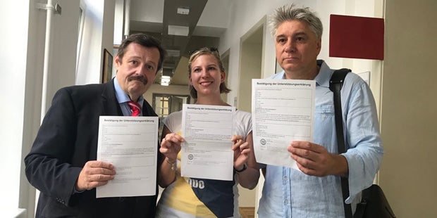 Klimavolksbegehren schafft notwendige Unterstützungserklärungen