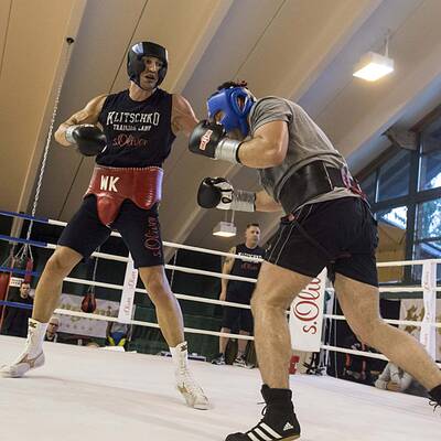 Klitschko-Training beim Stanglwirt