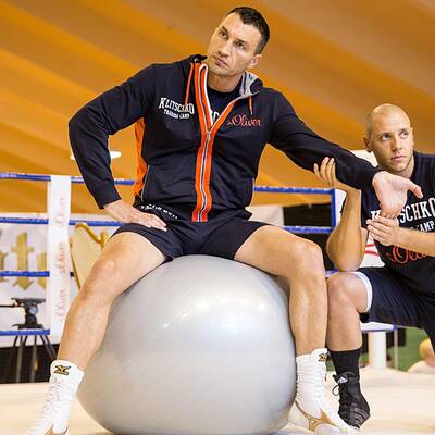 Klitschko-Training beim Stanglwirt