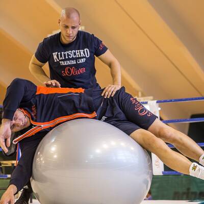 Klitschko-Training beim Stanglwirt