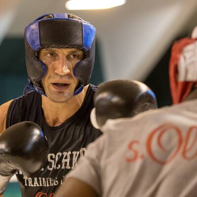 Klitschko-Training beim Stanglwirt