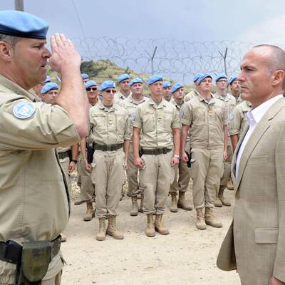 BM Klug besucht UNDOF-Truppe