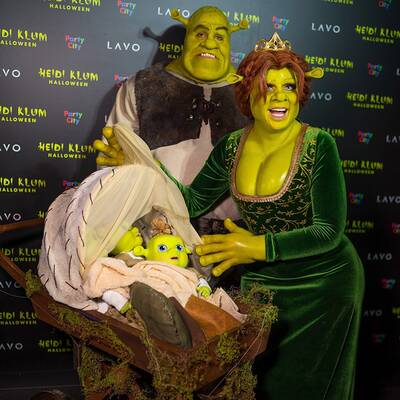 Heidi und Tom Kaulitz als Fiona und Shrek, 2018