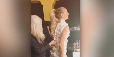 Schwanger? Heidi Klum kommt nicht in Kleid